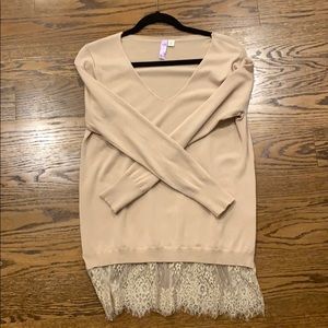 Alya tan light weight sweater